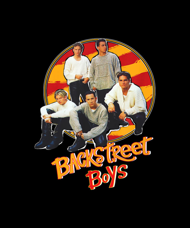 Backstreet Boys Group Vintage Circle Digital Art By Vang Nguyen - Fine ...