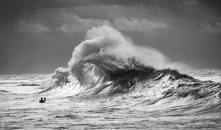 Black And White Photograph - Backwash by Derek Winters