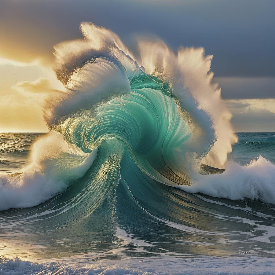 Backwash Mixed Media by Russ Harris Backwash Mixed Media by Russ Harris