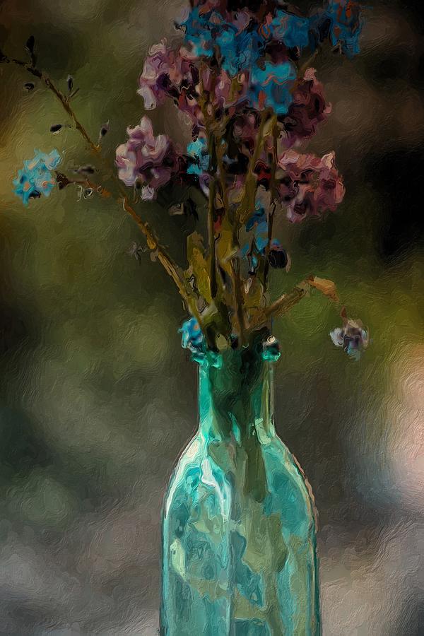 Backyard Bouquet  Digital Art by Bonnie Bruno