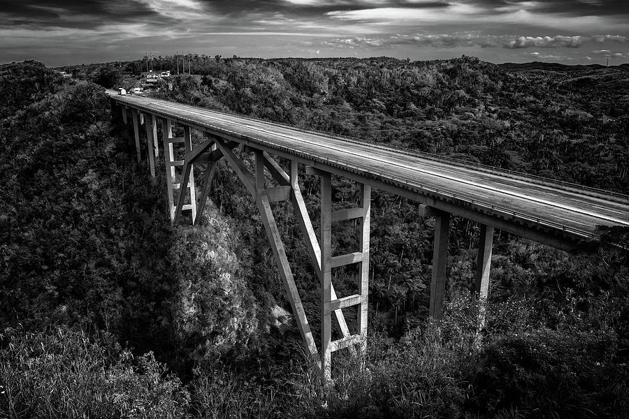 Bacunayagua  Bridge Photograph by Elin Skov Vaeth