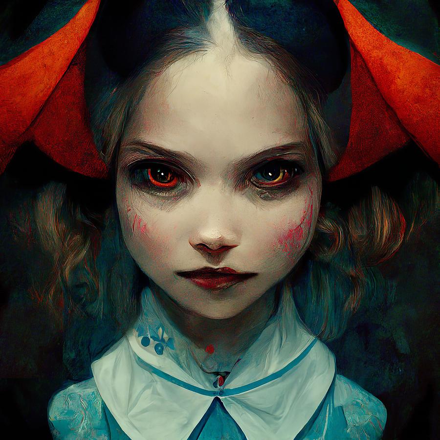 Bad Alice Digital Art by The Ghost | Fine Art America