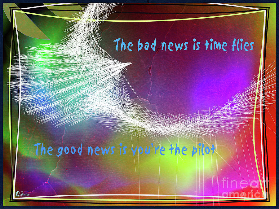 Bad and Good News Digital Art by Dee Flouton
