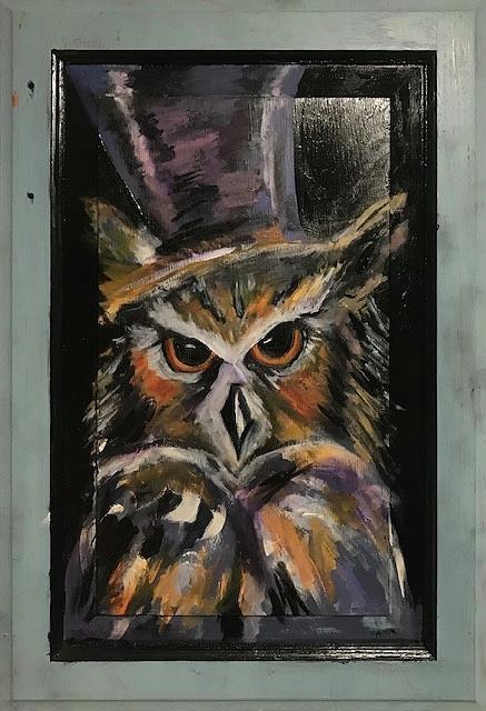 bad ass owl sketch designs