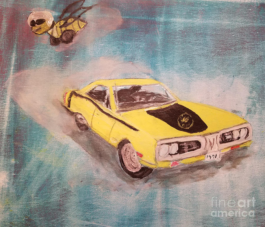 Mopar Painting - Bad Bee by Victoria Snavely