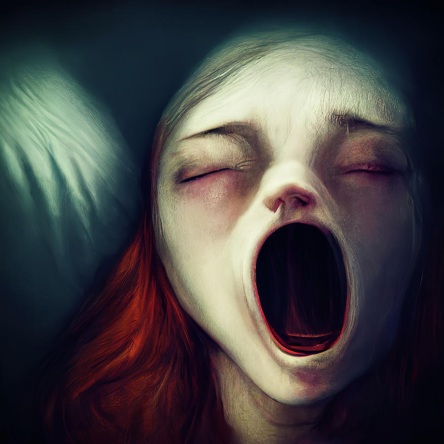 Bad Dream 01 No One Hears Your Scream Digital Art by Matthias Hauser