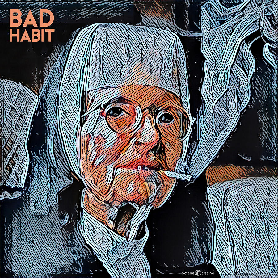 Bad Habit Nun Painting by Tim Nyberg