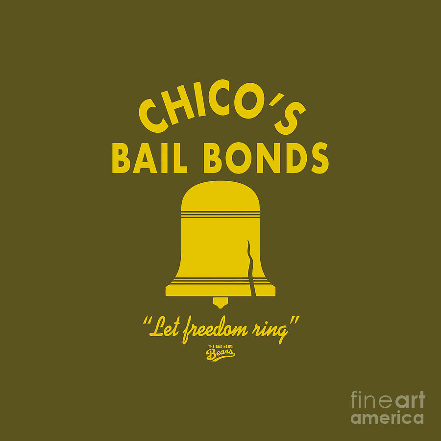 Chico's Bail Bonds Bad News Bears Baseball Jersey in 2023