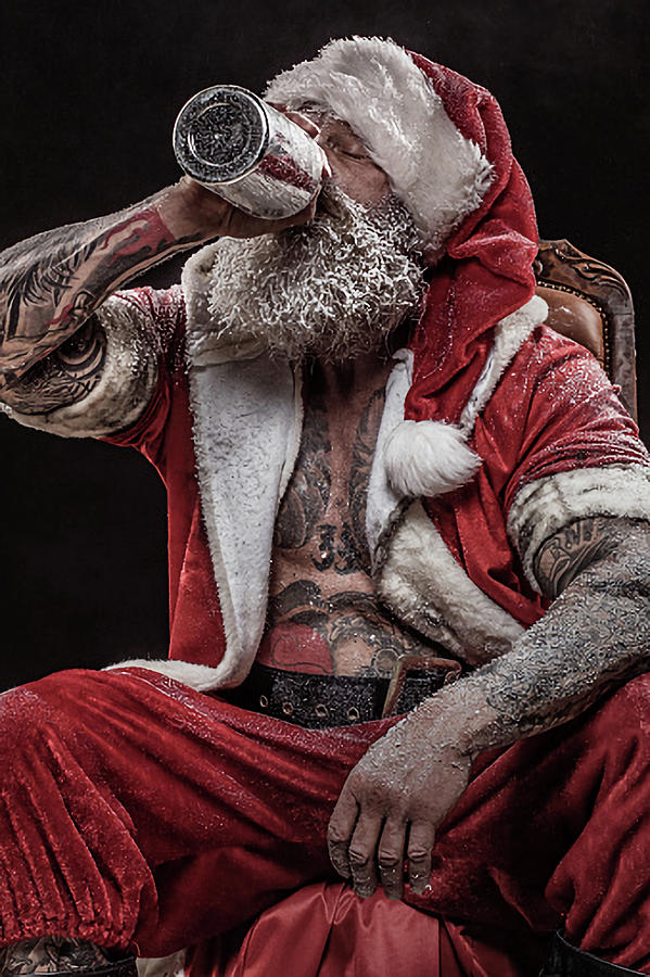 Bad Santa 1 Photograph by Robert Banach Bad Santa 1 Photograph by Robert Banach