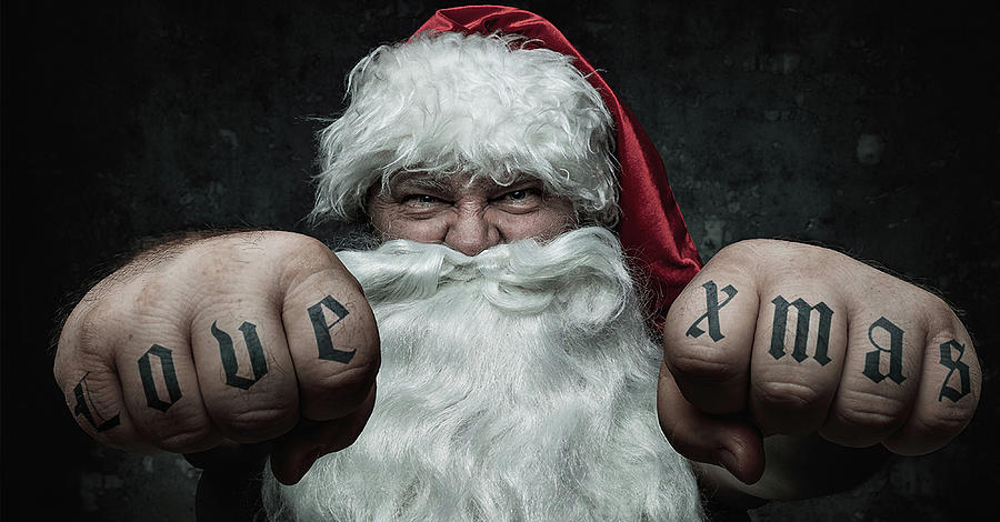 Bad Santa 5 Photograph by Robert Banach Bad Santa 5 Photograph by Robert Banach