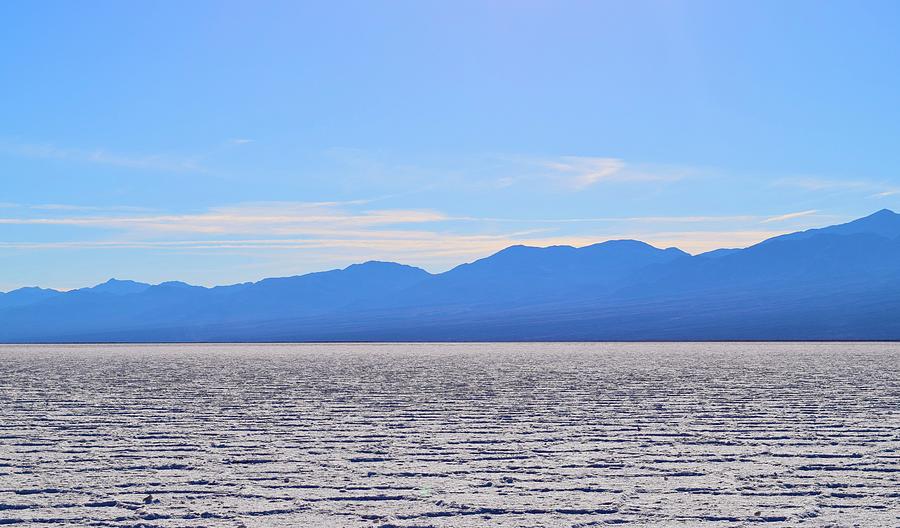 Panoramic Salt Flats-Panamint Range@Badwater Basin Photograph by Bnte Creations