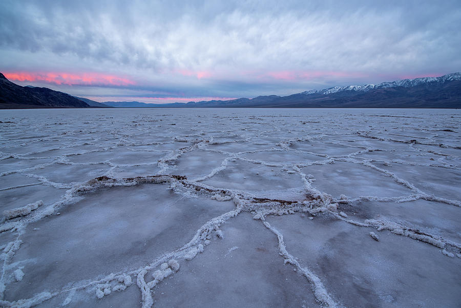 Bad Water Salt Flats Photograph by Dean Ginther