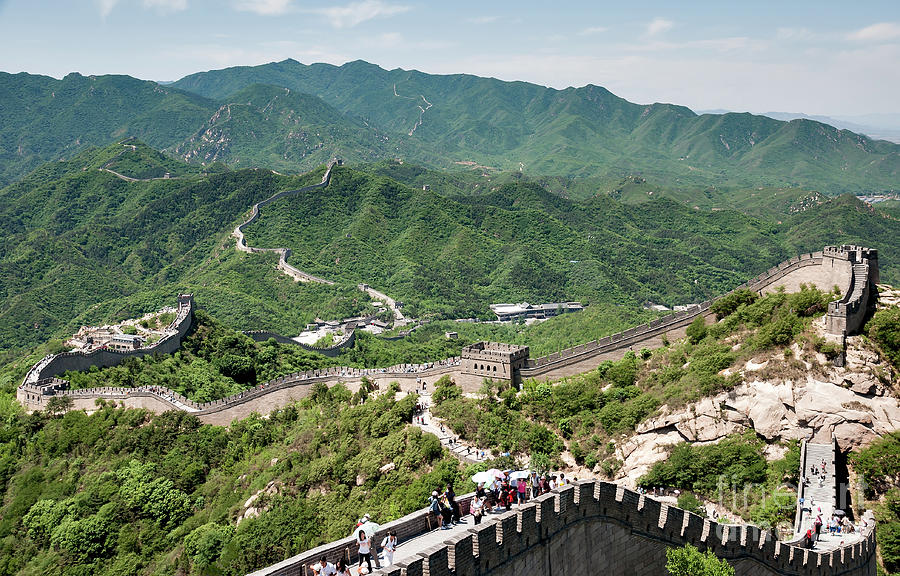 Badaling China Great Wall of China Photograph by Uwe Aranas