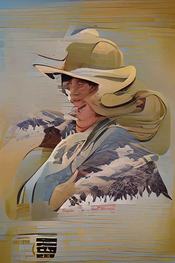 Badass Bev From Yellowstone AI  Digital Art by Floyd Snyder