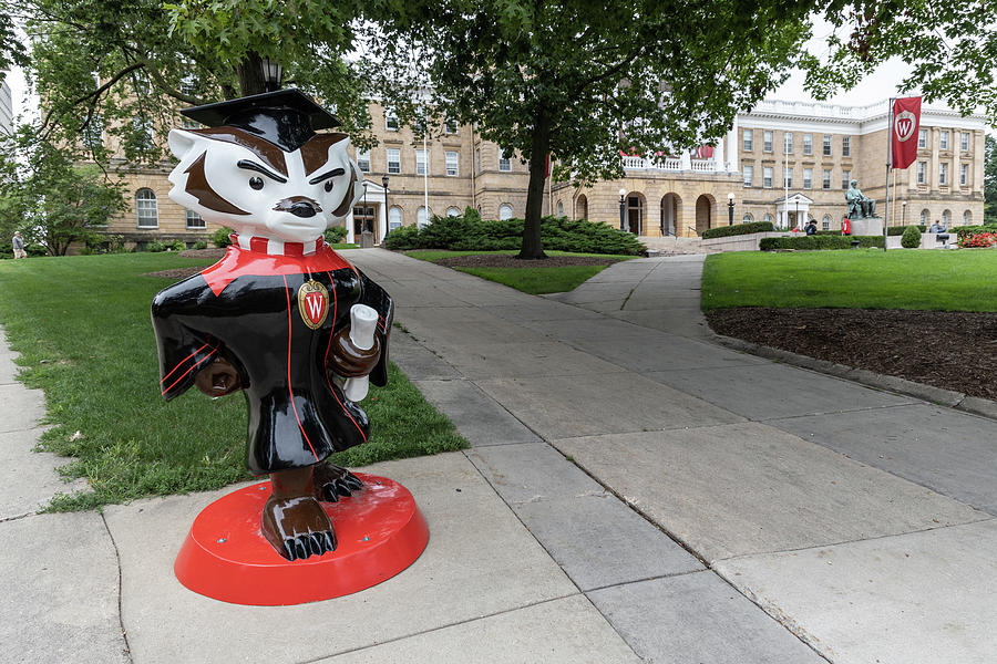 Badger Statue University of Wisconsin Photograph by John McGraw