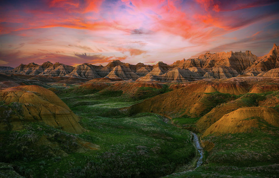 Badlands Beauty Photograph by Dan Sproul
