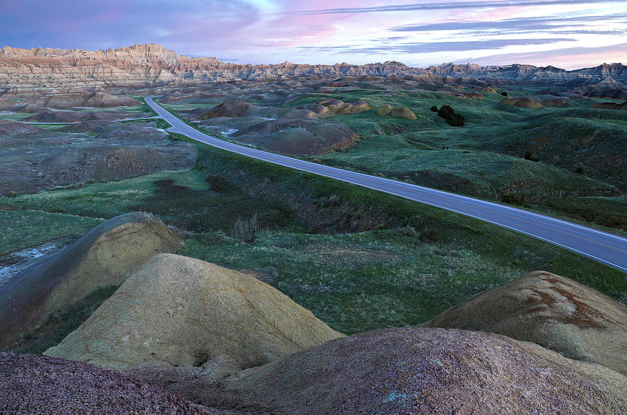Badlands National Park Road Photograph by Dan Sproul