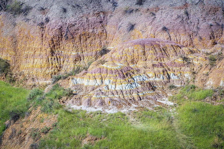 Badlands - Pastel Layers Photograph by Patti Deters