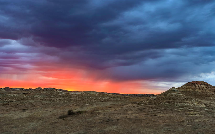 Badlands Stunning Sunrise Photograph by Dan Sproul