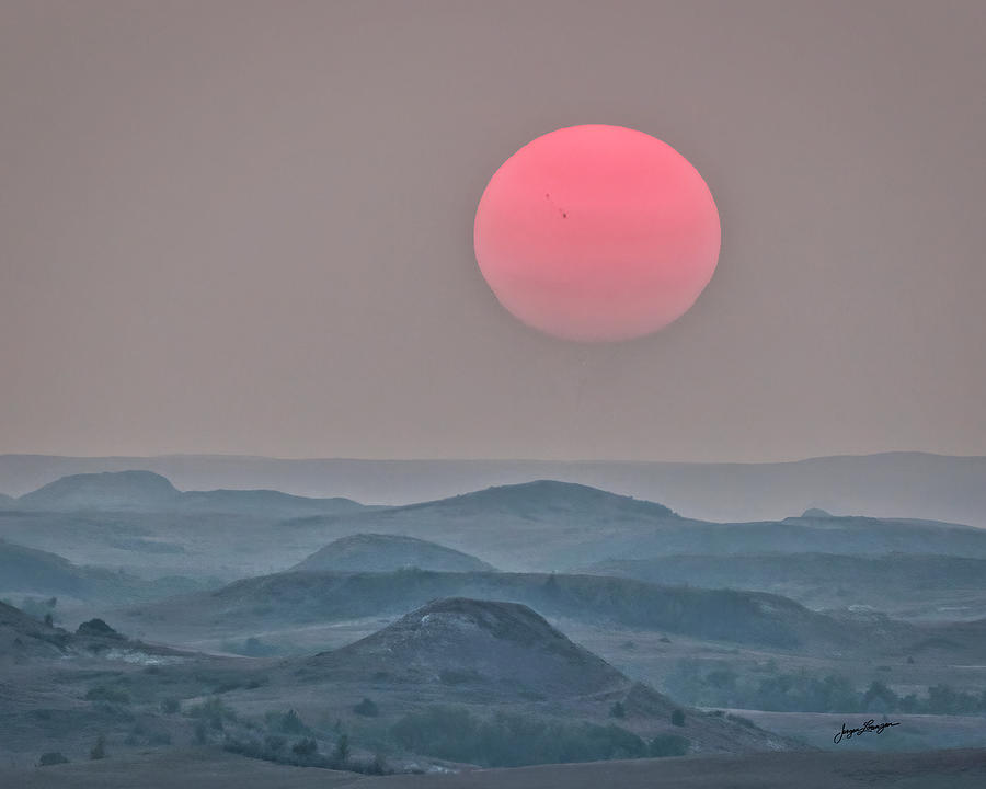 Badlands Sundown Photograph by Jurgen Lorenzen