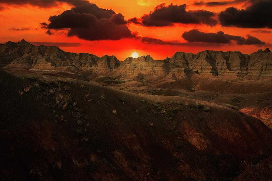 Badlands Sunrise Photograph by Dan Sproul