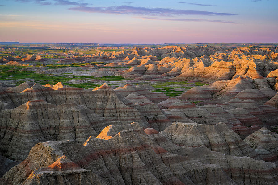 Badlands Sunrise Photograph by Greg Vaughn - Fine Art America