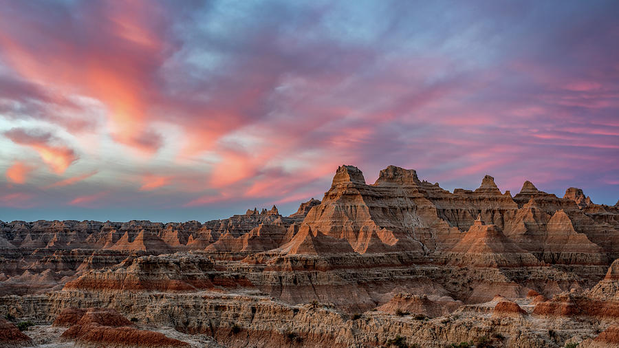 Badlands Sunrise Photograph by Mark Hammerstein - Fine Art America