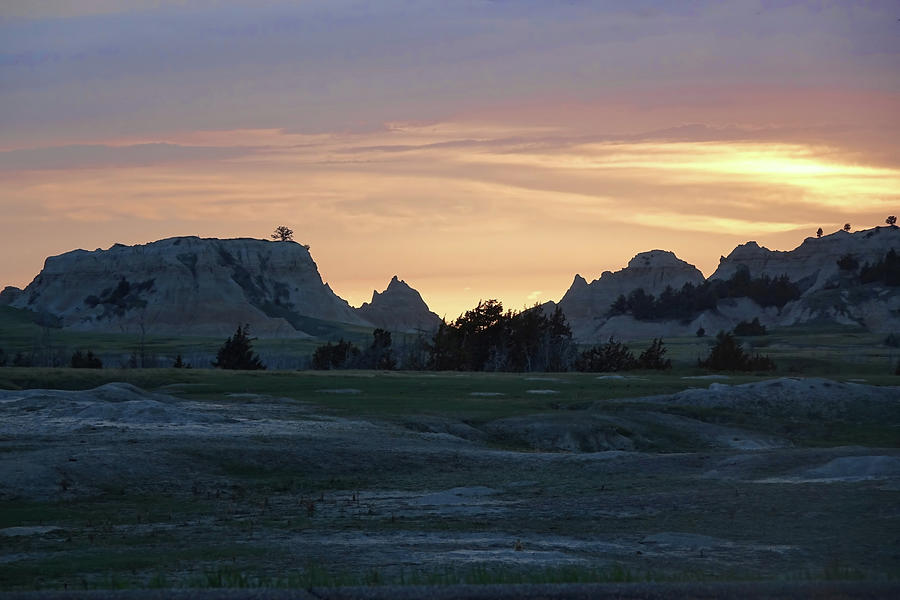 Badlands Sunset May  Photograph by Cathy Anderson