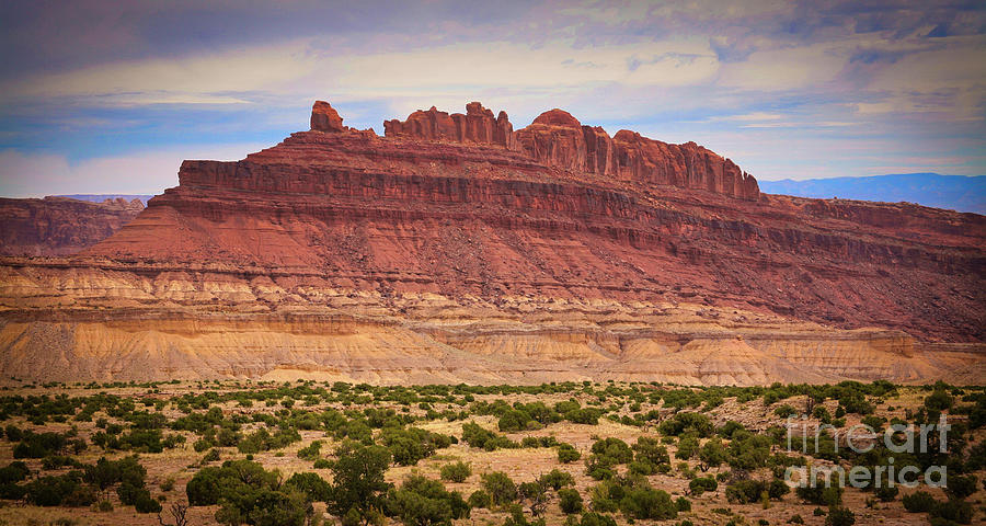 Badlands Utah Landscape  Photograph by Chuck Kuhn
