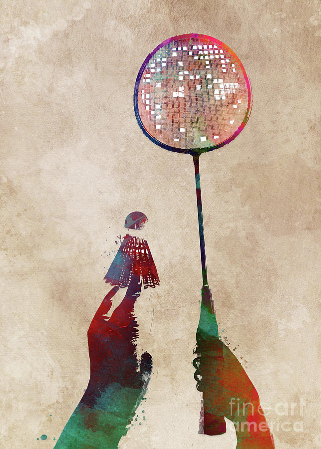 Badminton Sport Art Digital Art