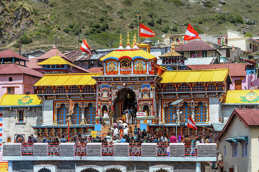 Badrinath Photograph - Badrinath Temple, Uttarakhand, India by Nila Newsom