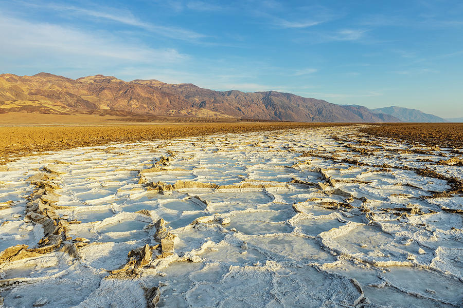 Badwater Basin Evening Glow Photograph by Stefan Mazzola
