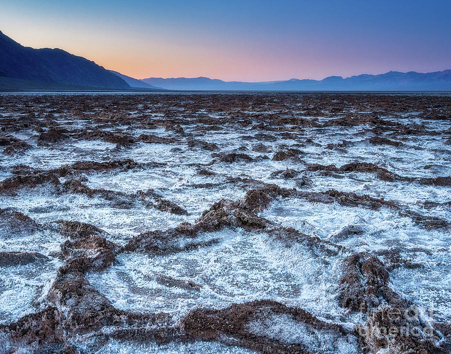 Badwater salt patterns Photograph by Izet Kapetanovic