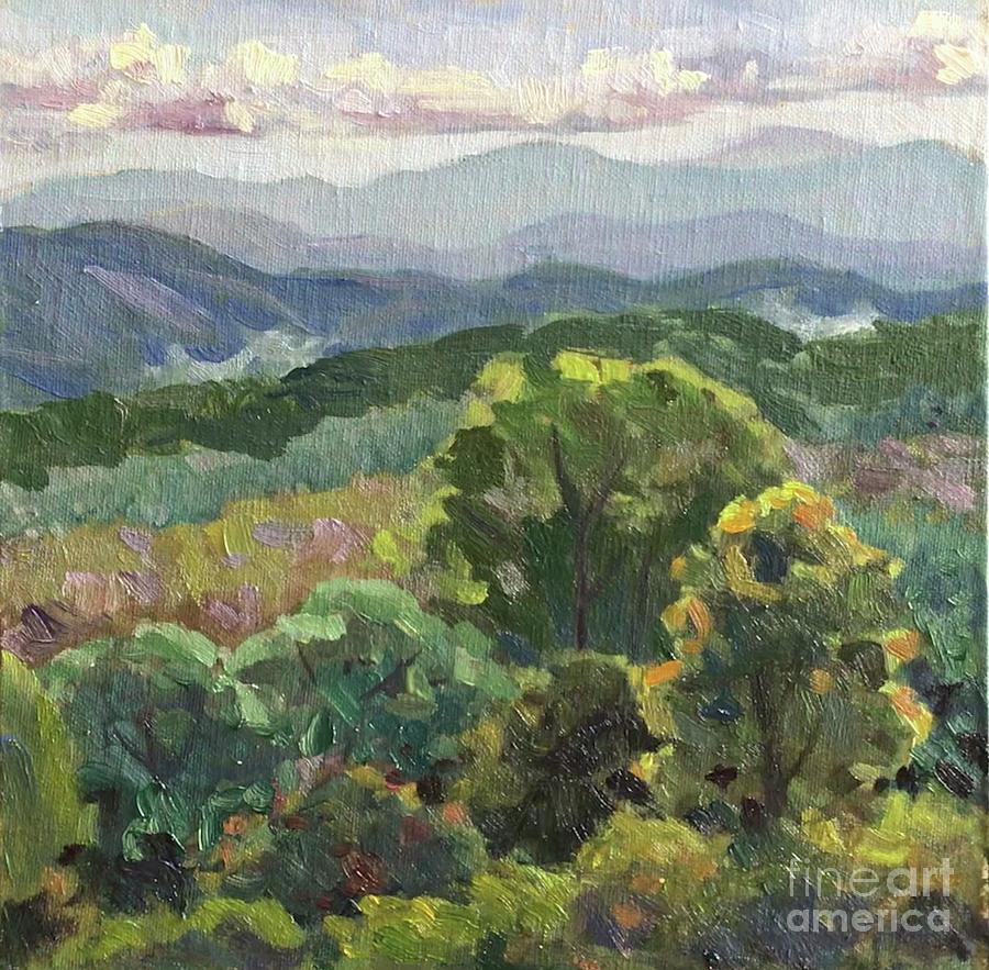 Bauer Ridge Painting by Anne Marie Brown