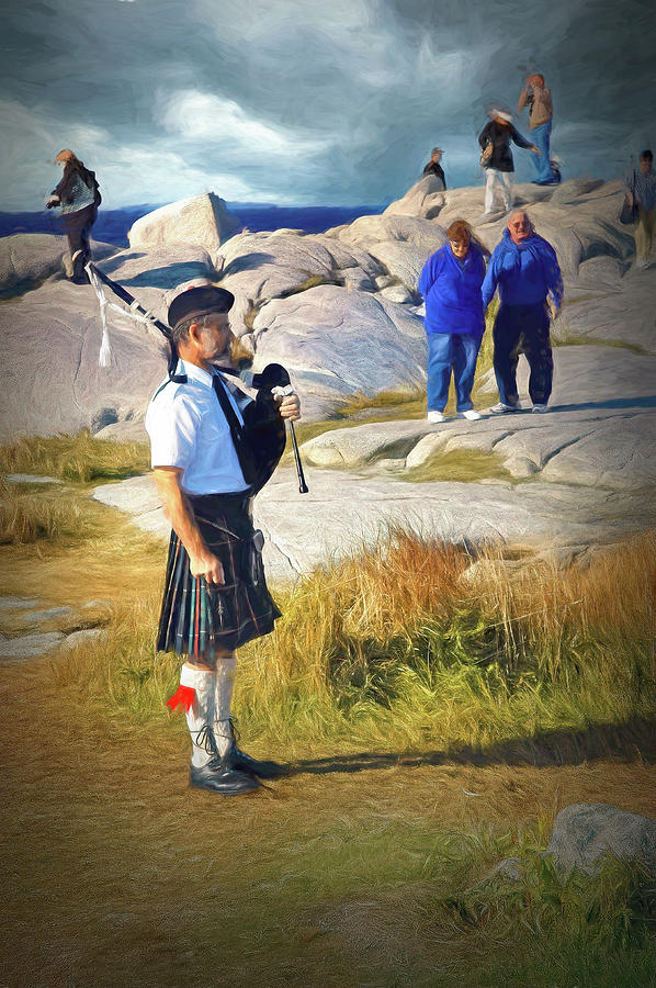 Bagpipes at Peggy's Cove by PAUL COCO Bagpipes at Peggy's Cove by PAUL COCO