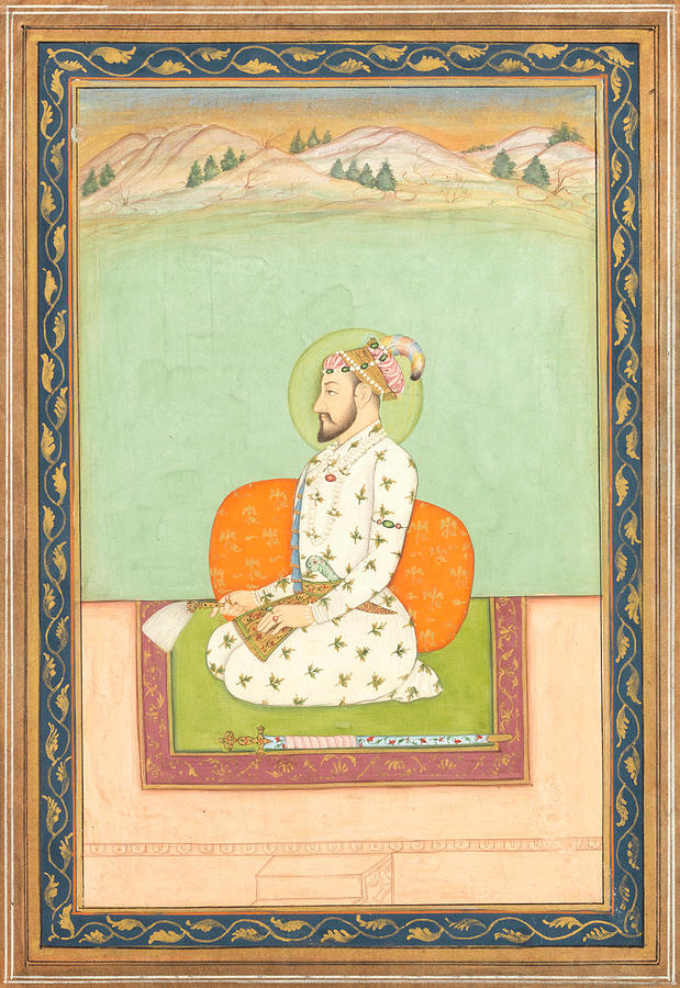 Bahadur Shah, later the Empero Painting by Artistic Rifki