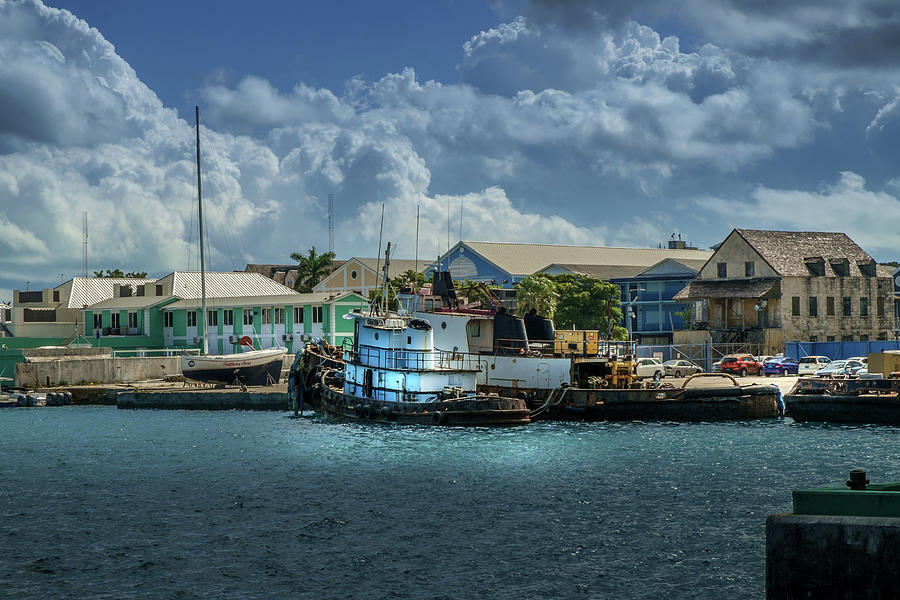 Bahamas Tug Boat Photograph