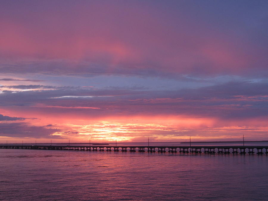 Bahia Honda Bridge at Sunset Photograph by Leah Simcisko - Fine Art America