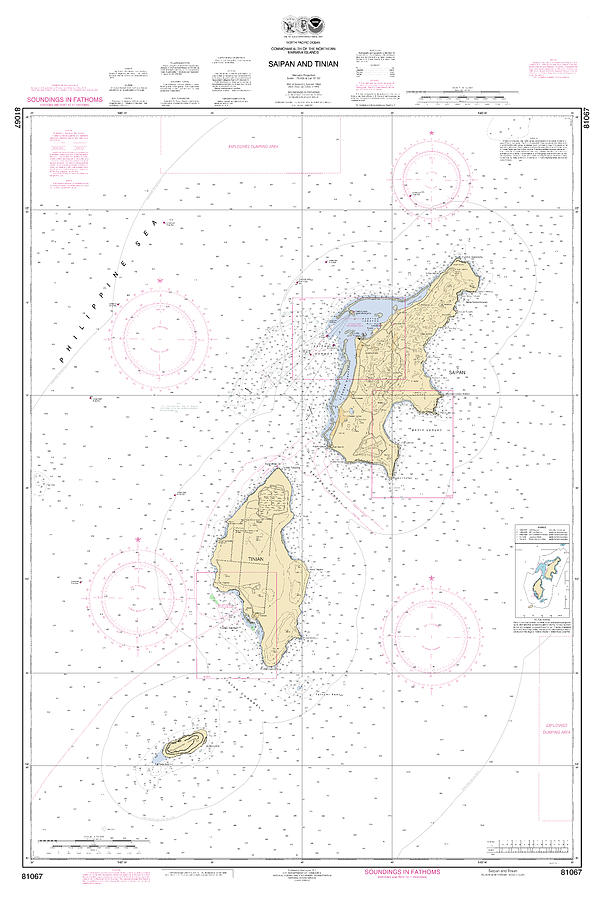 Bahia Laolao And Tinian Harbor, Commonwealth Of The Northern Mariana ...