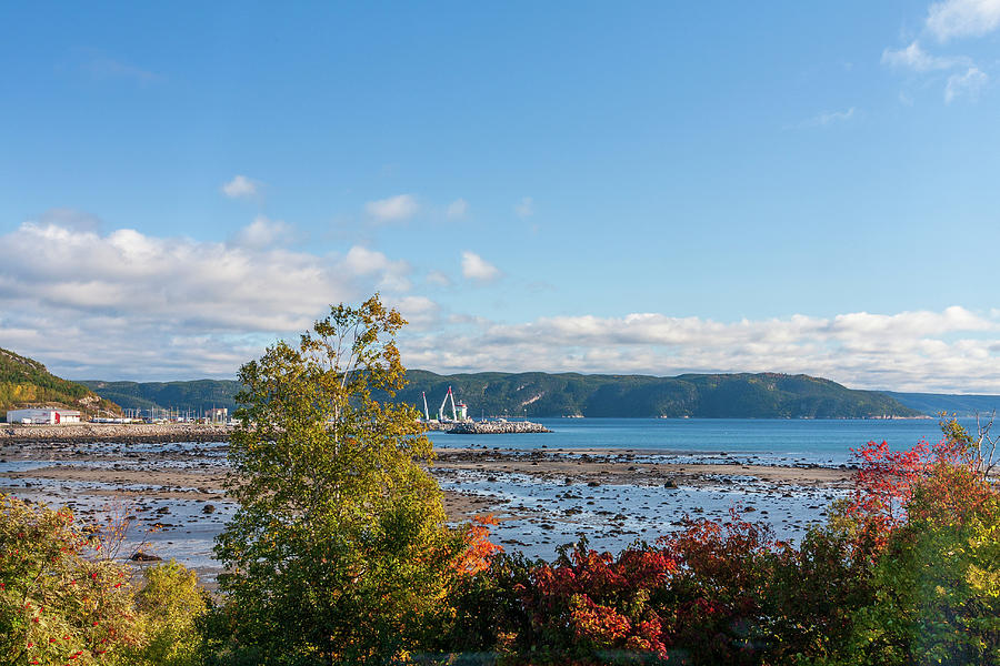 Baie Comeau low tide, Quebec, Canada Photograph by Tatiana Travelways