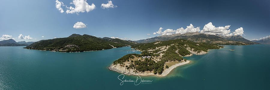 Baie de Chanteloube, Lac de Serre-Poncon - Alpes Photograph by Sebastien DELACROSE