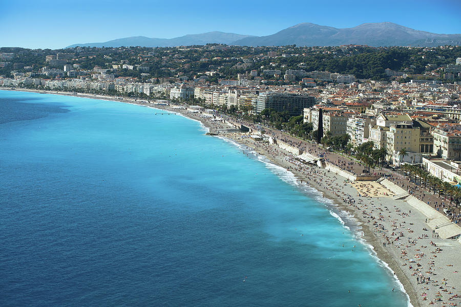 Baie des Anges, Nice Photograph by Jean-Luc Farges