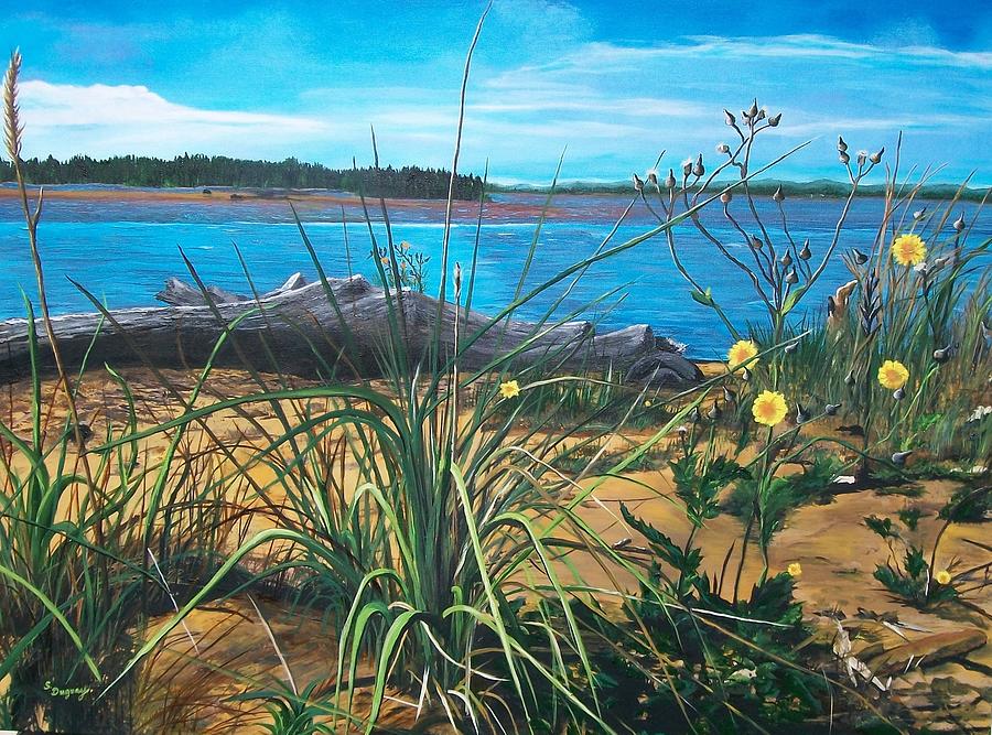 Baie des Chaleur Painting by Sharon Duguay