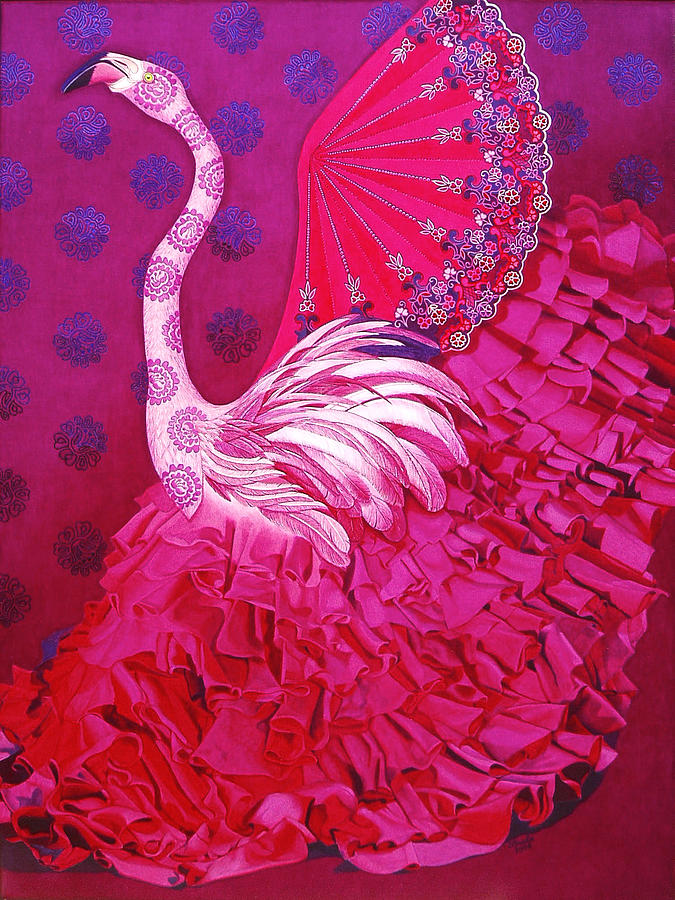 Bailando Flamenco Painting by Vlasta Smola