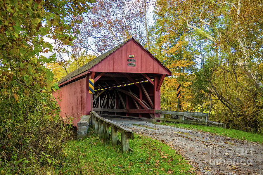 Bailey Covered Bridge, Washington County, PA Photograph by Sturgeon Photography