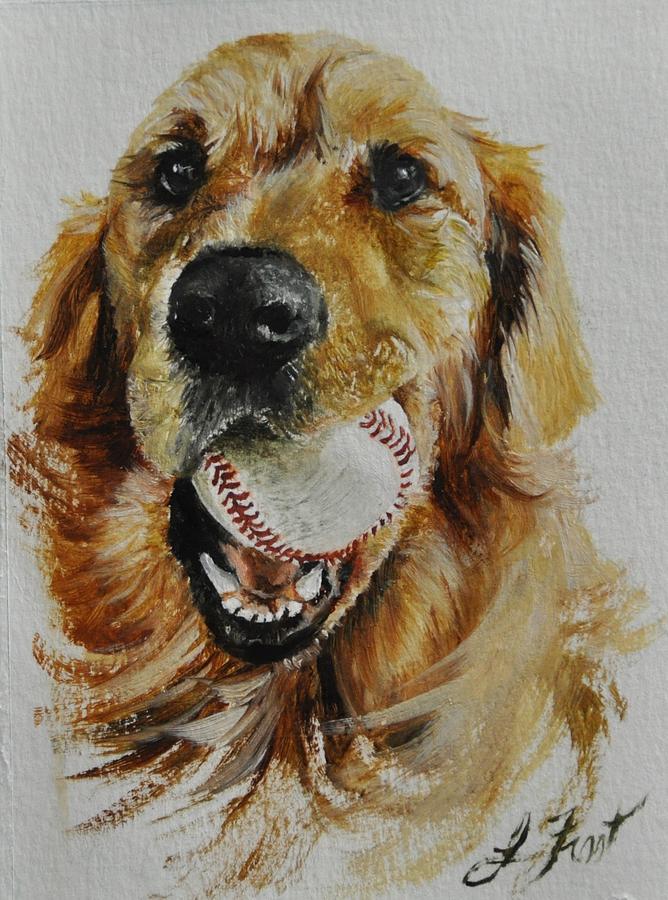 Bailey Painting by Lindsay Frost