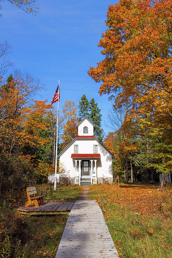 Baileys Harbor Lighthouse, Door County, WI Photograph by Bonnie