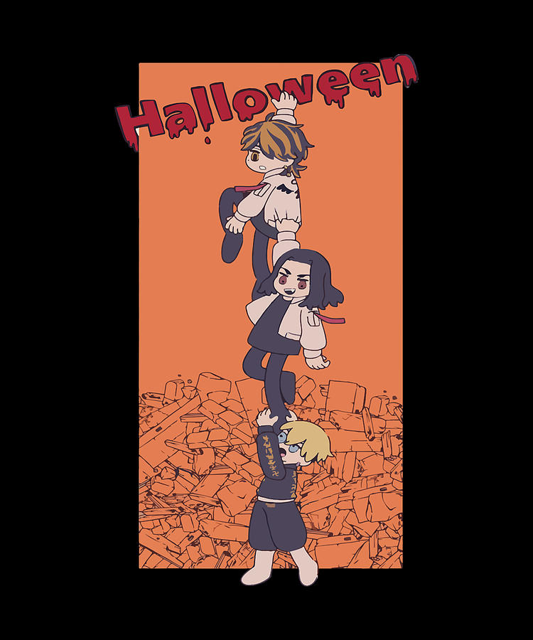 Baji And Mikey Halloween Like A Zombie Cute Chibi Tokyo Revenge ...