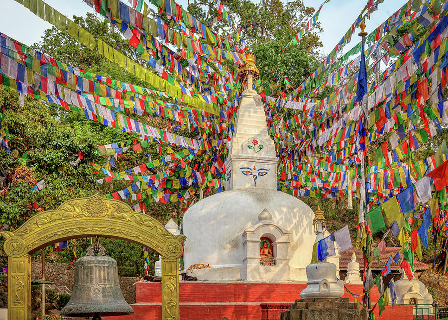 Bajradhatu Chaitya at Chaitya Park Kathmandu Nepal Photograph by Around ...