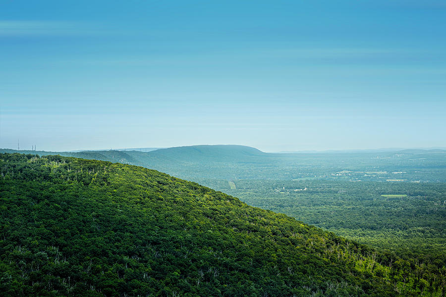 Bake Oven Knob - Blue Skies Green Hills Photograph by Jason Fink